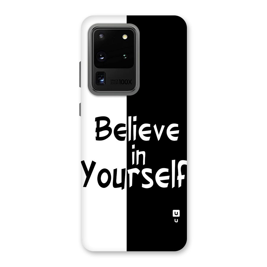 Just Believe Yourself Back Case for Galaxy S20 Ultra