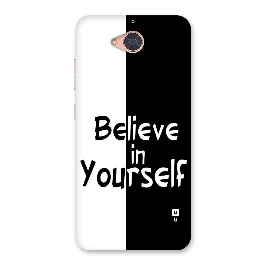 Just Believe Yourself Back Case for Gionee S6 Pro