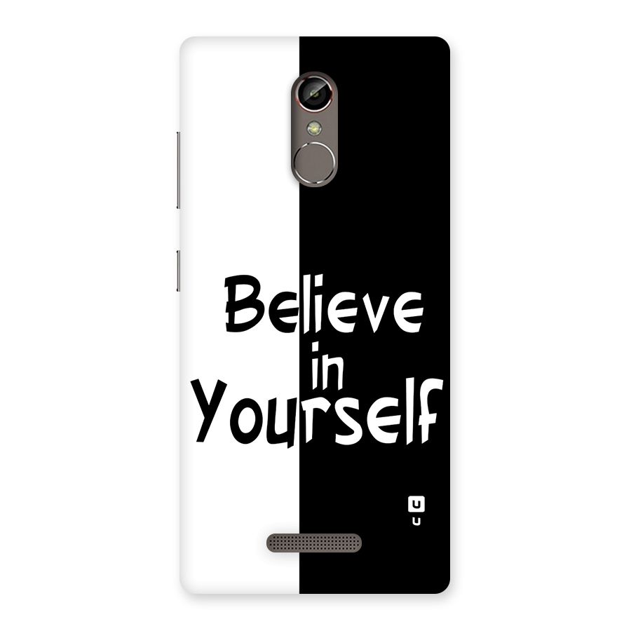 Just Believe Yourself Back Case for Gionee S6s