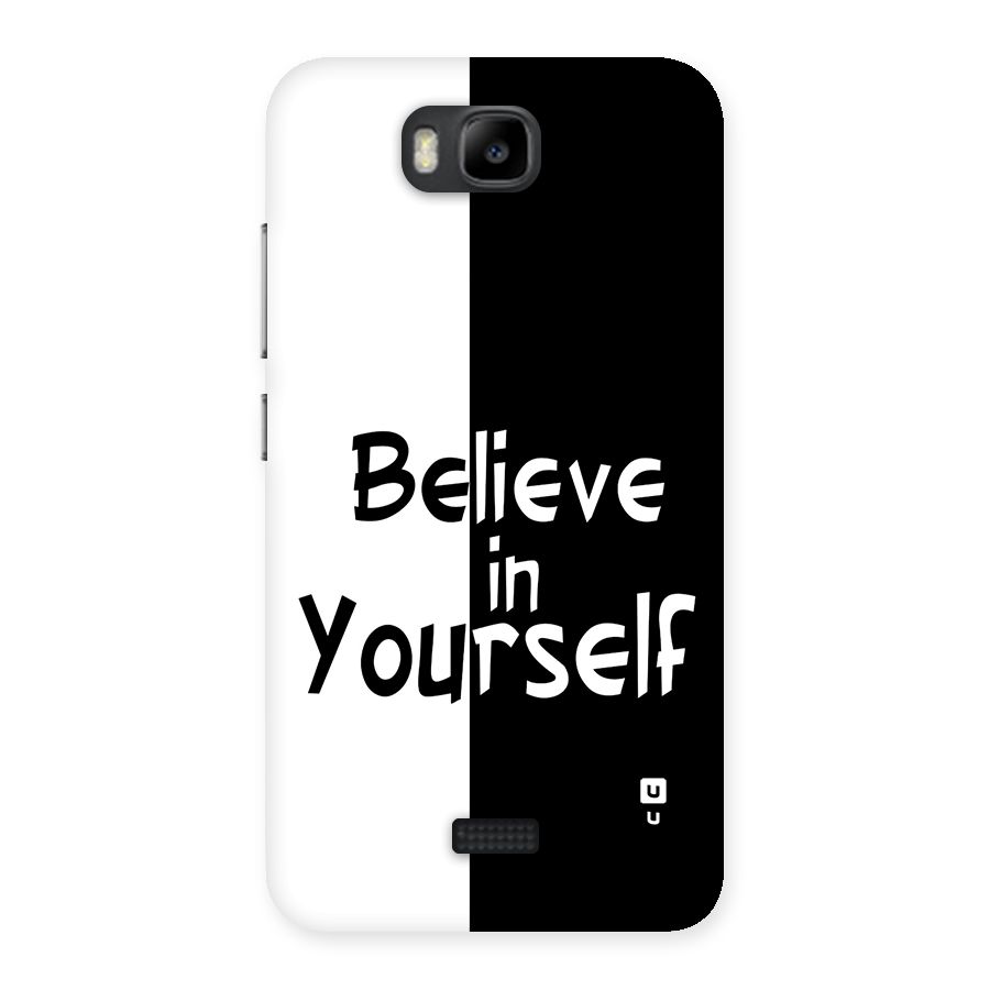 Just Believe Yourself Back Case for Honor Bee