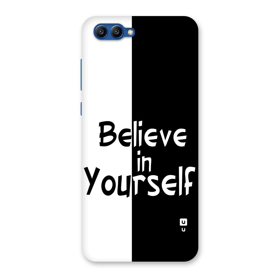 Just Believe Yourself Back Case for Honor View 10