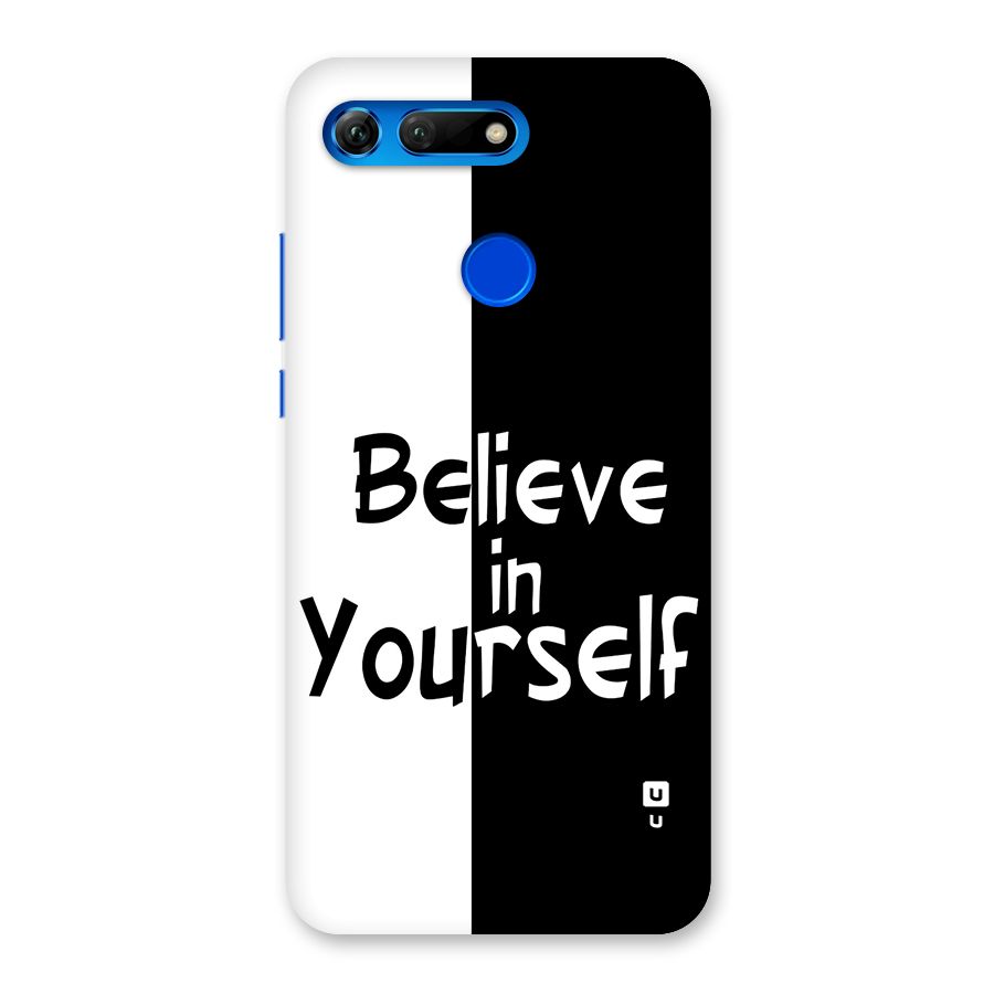 Just Believe Yourself Back Case for Honor View 20