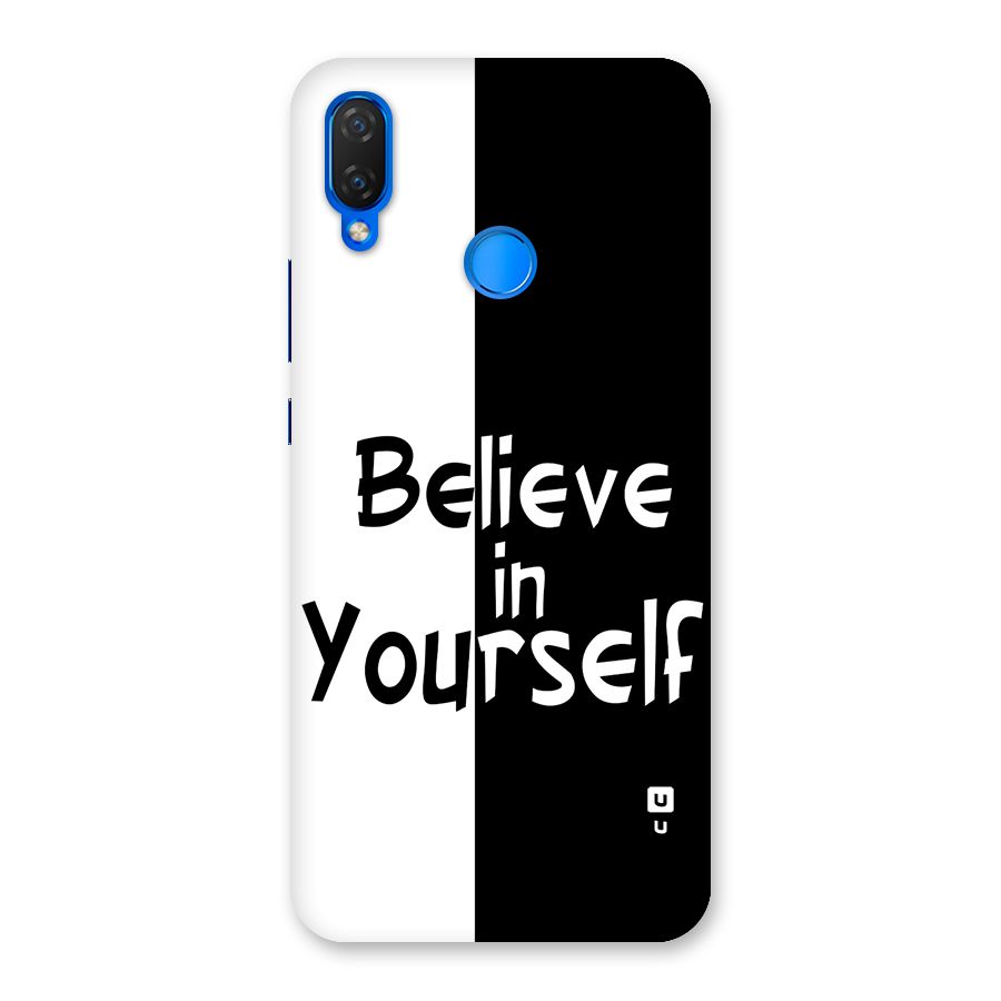 Just Believe Yourself Back Case for Huawei P Smart+