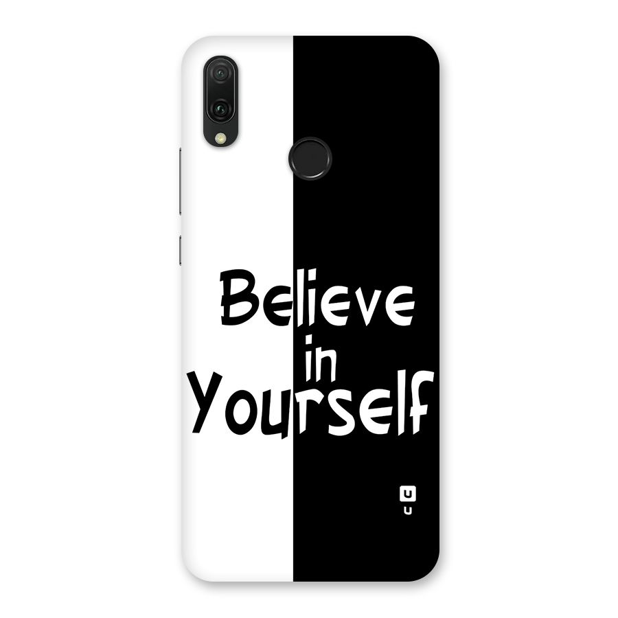 Just Believe Yourself Back Case for Huawei Y9 (2019)