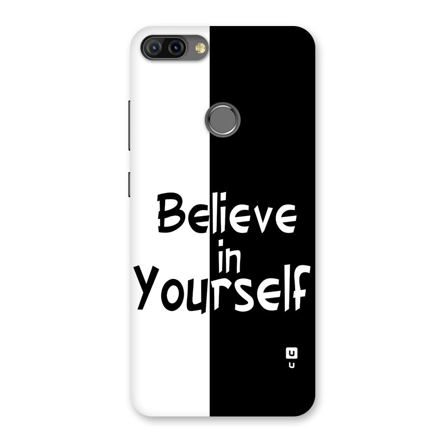 Just Believe Yourself Back Case for Infinix Hot 6 Pro