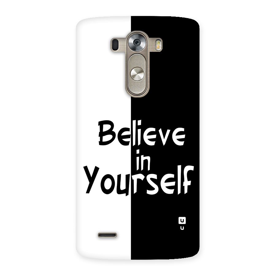 Just Believe Yourself Back Case for LG G3