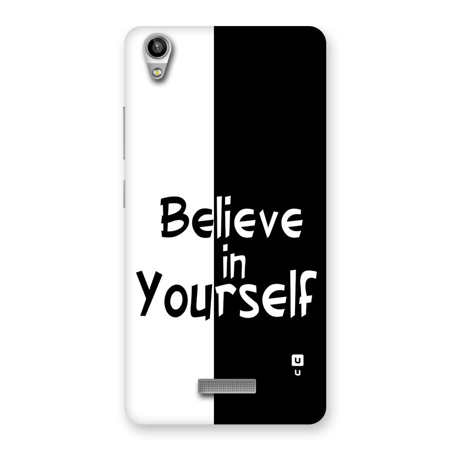 Just Believe Yourself Back Case for Lava Pixel V1