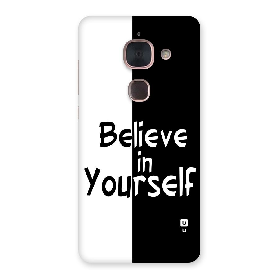 Just Believe Yourself Back Case for Le Max 2