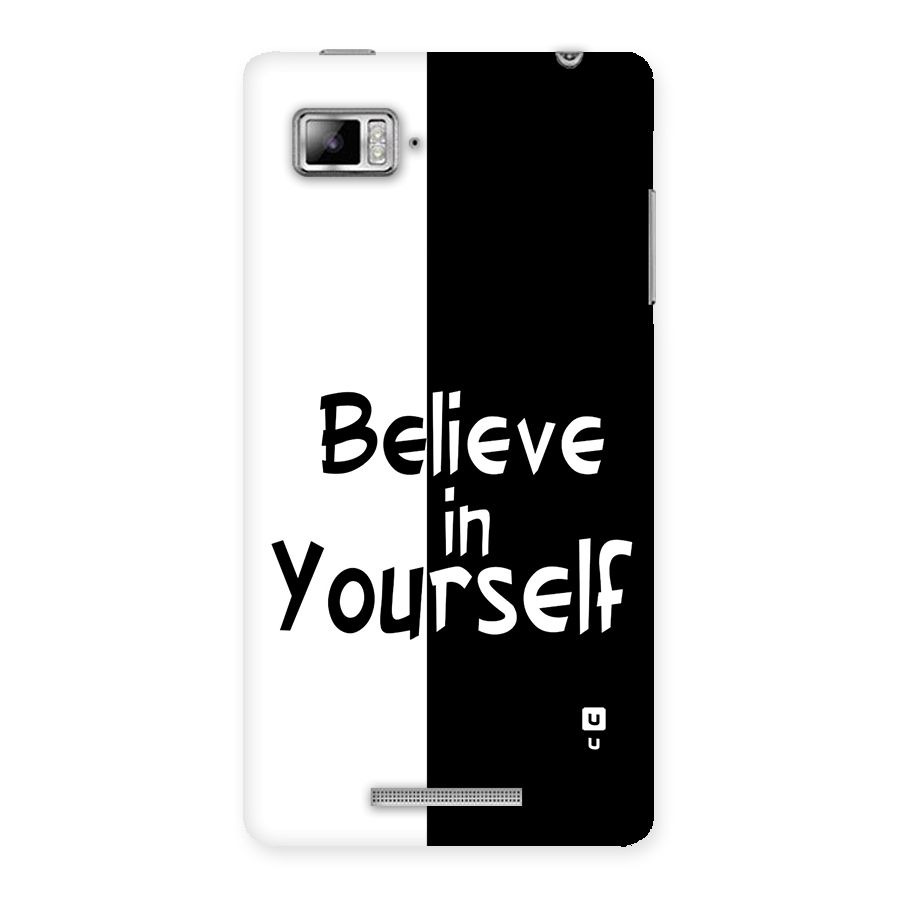 Just Believe Yourself Back Case for Lenovo Vibe Z K910