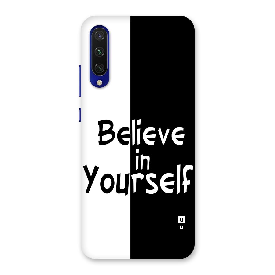 Just Believe Yourself Back Case for Mi A3