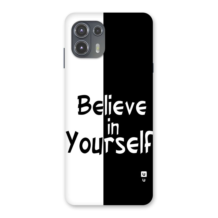 Just Believe Yourself Back Case for Motorola Edge 20 Fusion