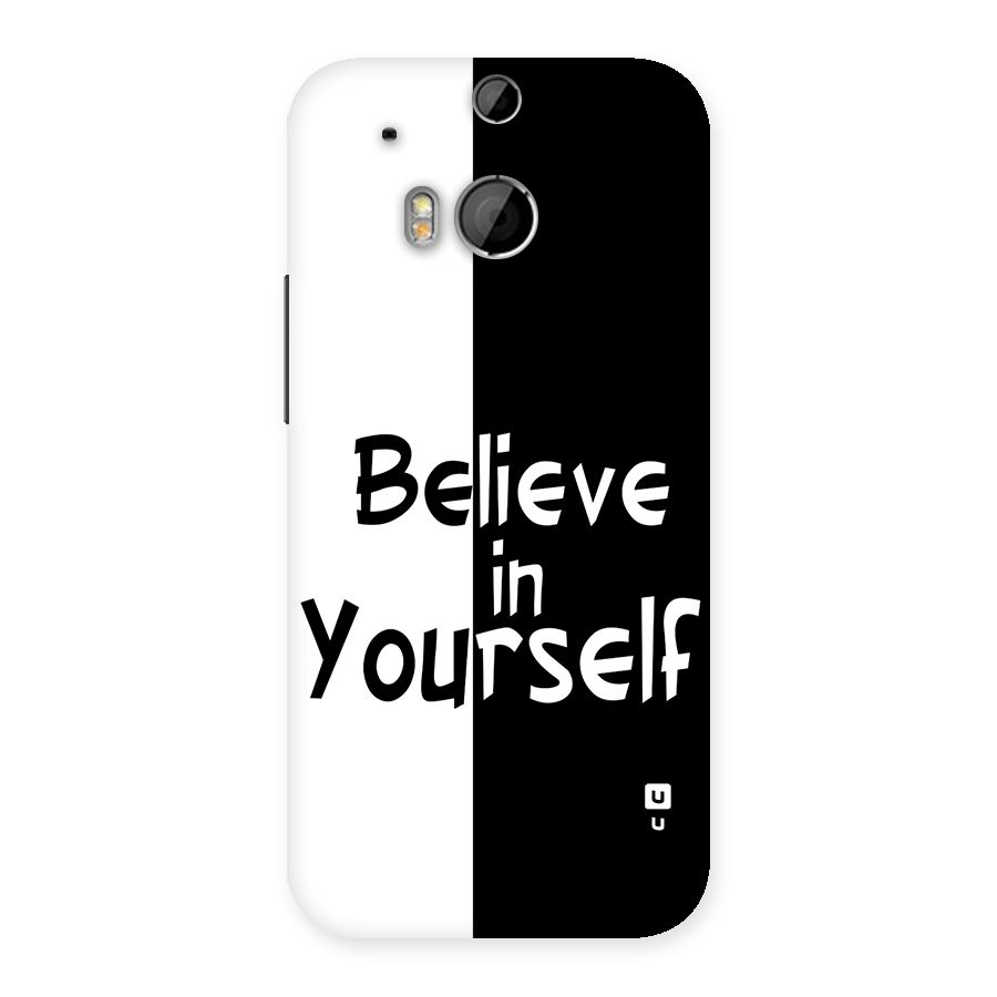 Just Believe Yourself Back Case for One M8