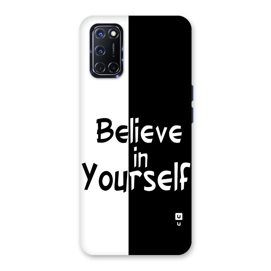 Just Believe Yourself Back Case for Oppo A52