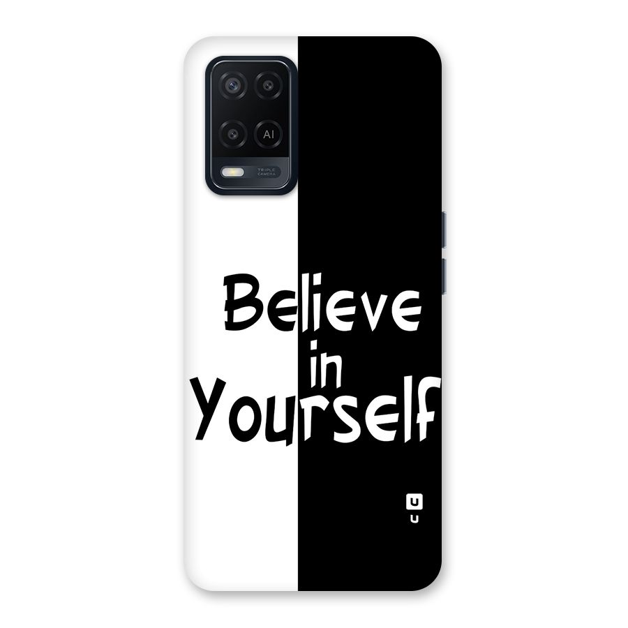 Just Believe Yourself Back Case for Oppo A54
