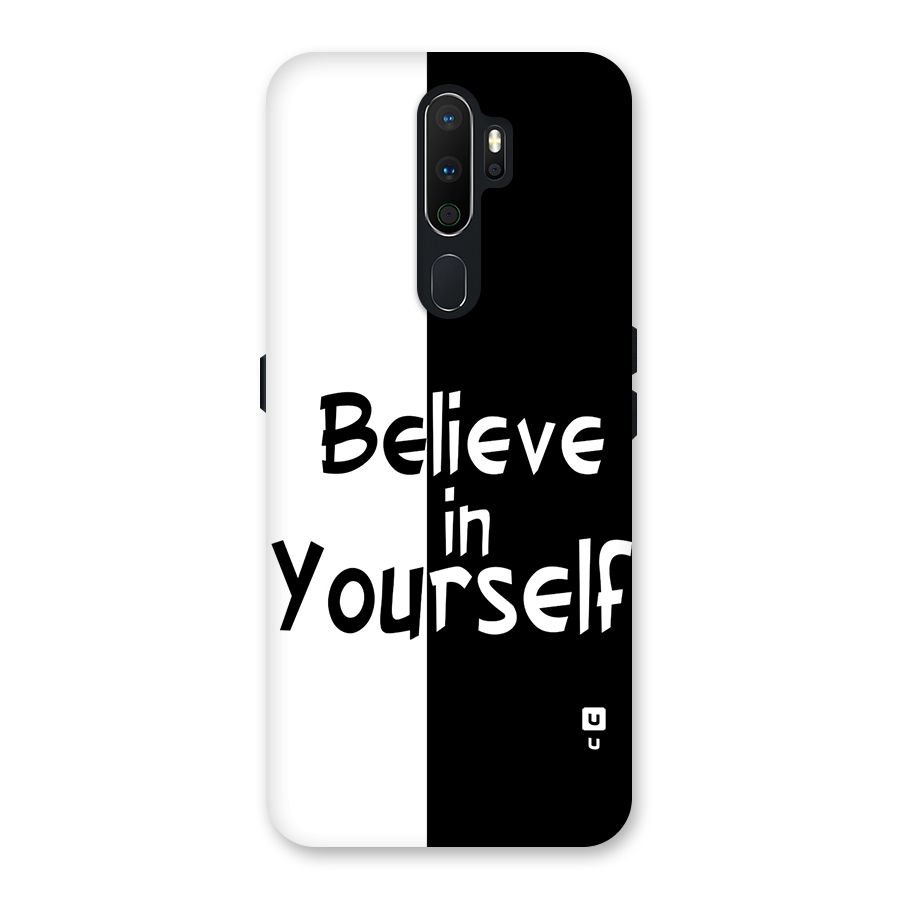 Just Believe Yourself Back Case for Oppo A5 (2020)