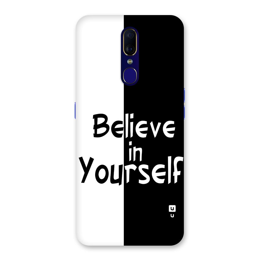 Just Believe Yourself Back Case for Oppo A9