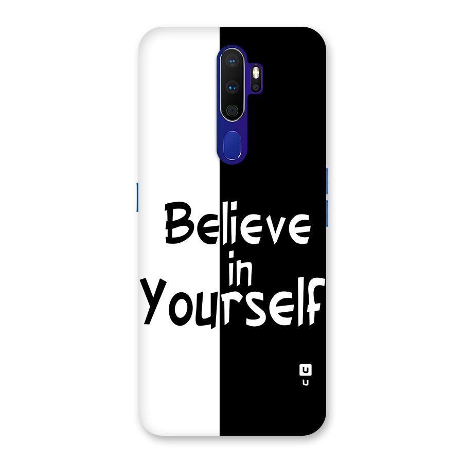 Just Believe Yourself Back Case for Oppo A9 (2020)