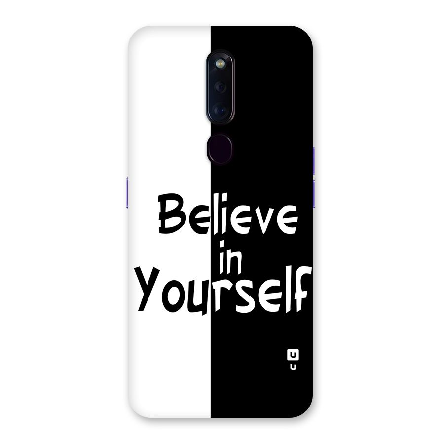 Just Believe Yourself Back Case for Oppo F11 Pro