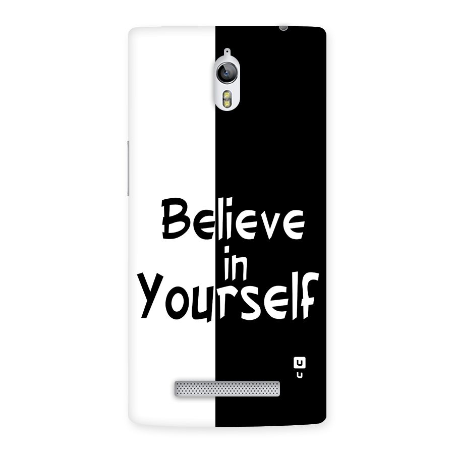 Just Believe Yourself Back Case for Oppo Find 7