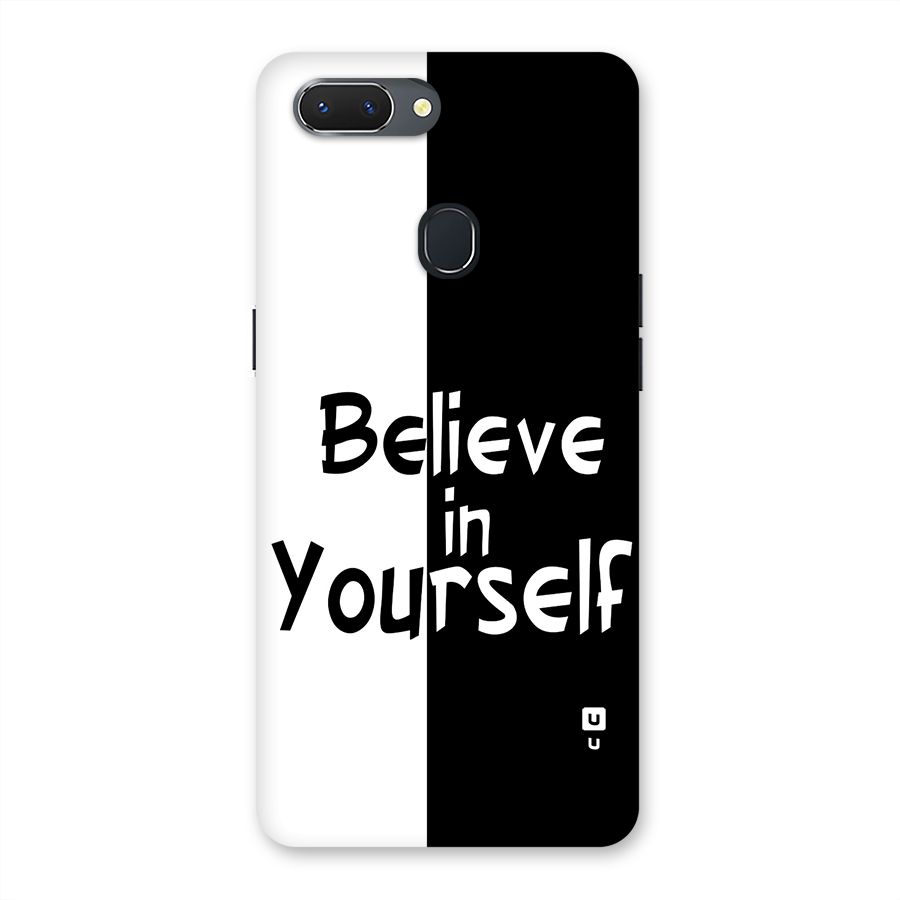 Just Believe Yourself Back Case for Realme 2