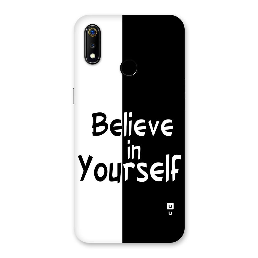 Just Believe Yourself Back Case for Realme 3
