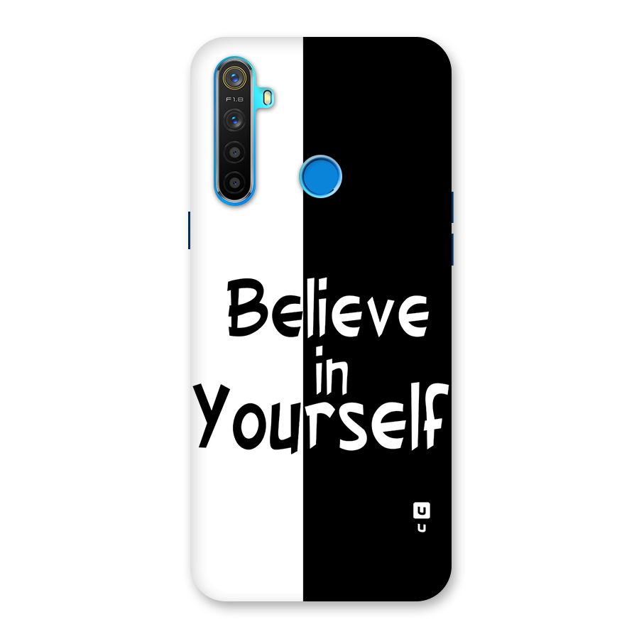 Just Believe Yourself Back Case for Realme 5s