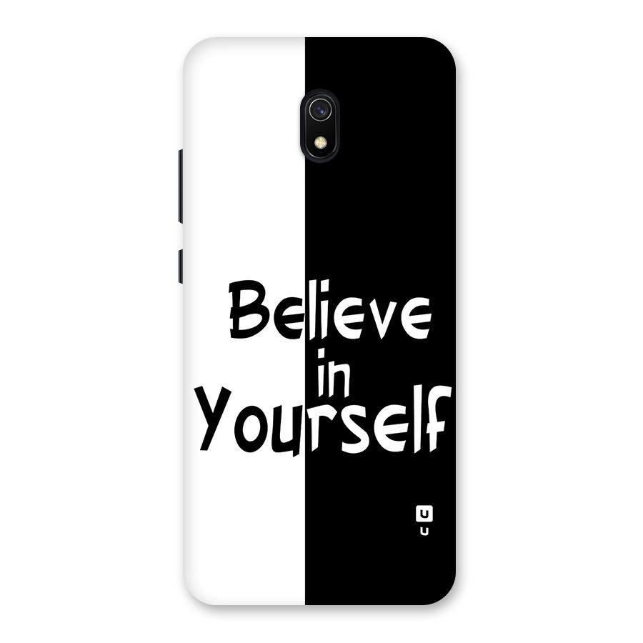 Just Believe Yourself Back Case for Redmi 8A