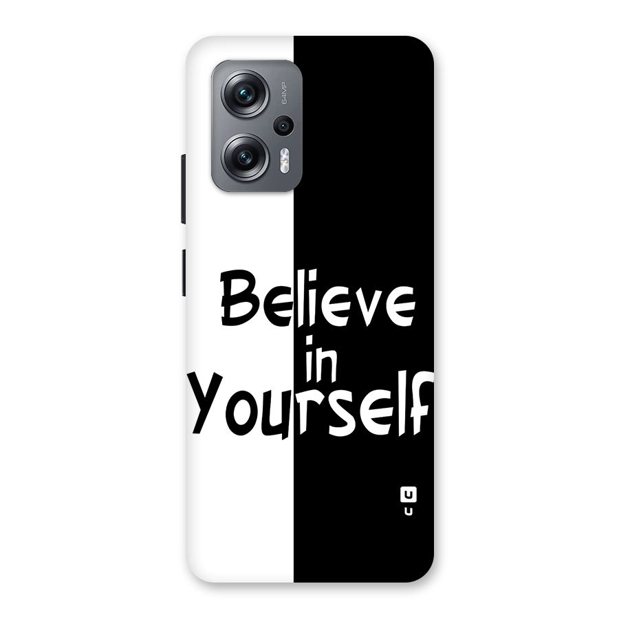 Just Believe Yourself Back Case for Redmi K50i