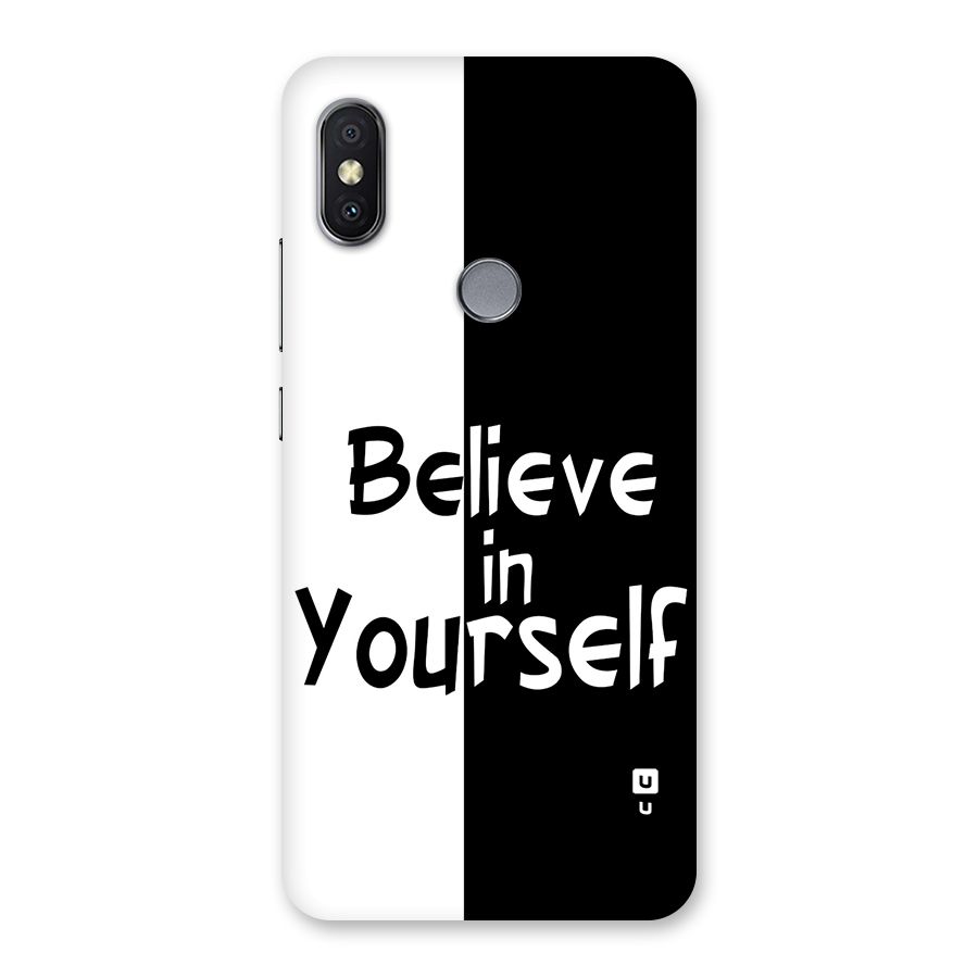 Just Believe Yourself Back Case for Redmi Y2