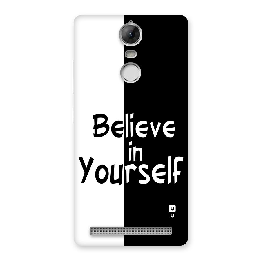 Just Believe Yourself Back Case for Vibe K5 Note