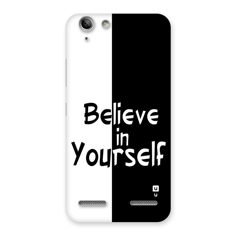 Just Believe Yourself Back Case for Vibe K5 Plus