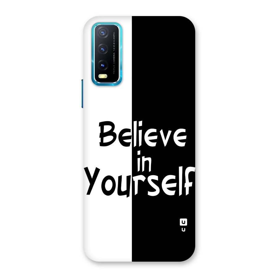 Just Believe Yourself Back Case for Vivo Y20G
