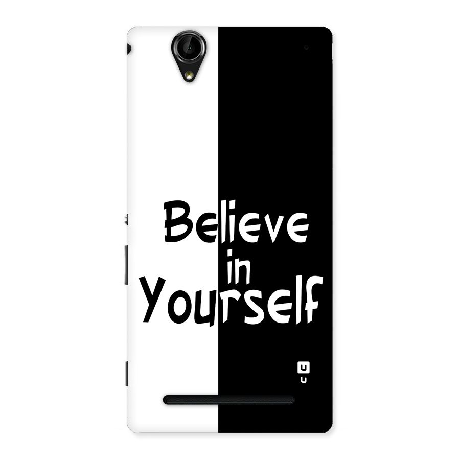 Just Believe Yourself Back Case for Xperia T2