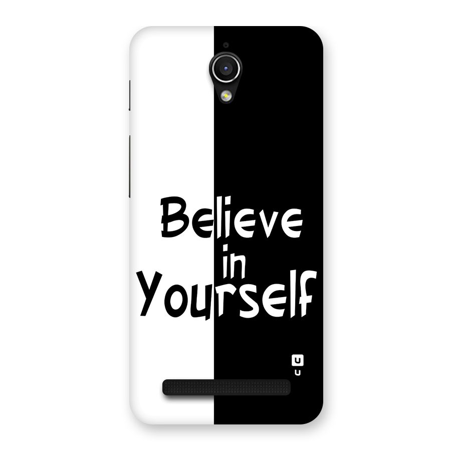 Just Believe Yourself Back Case for Zenfone Go