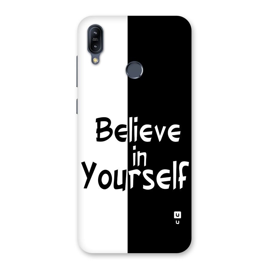 Just Believe Yourself Back Case for Zenfone Max M2