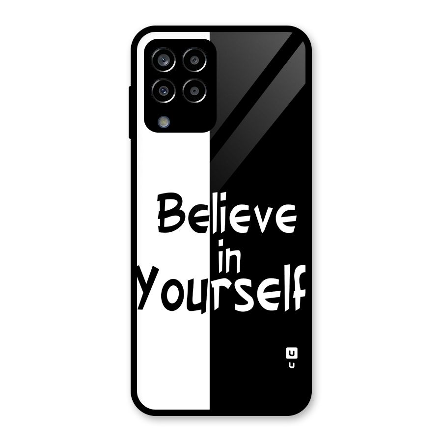 Just Believe Yourself Glass Back Case for Galaxy M33