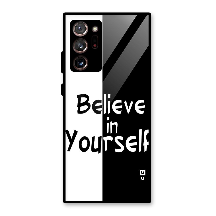 Just Believe Yourself Glass Back Case for Galaxy Note 20 Ultra