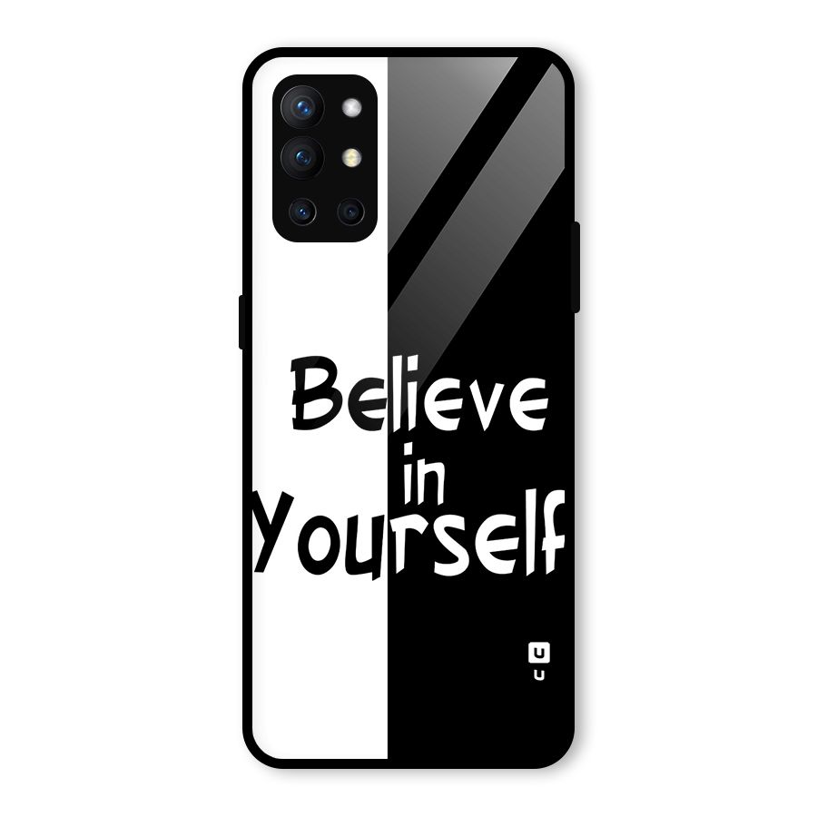 Just Believe Yourself Glass Back Case for OnePlus 9R
