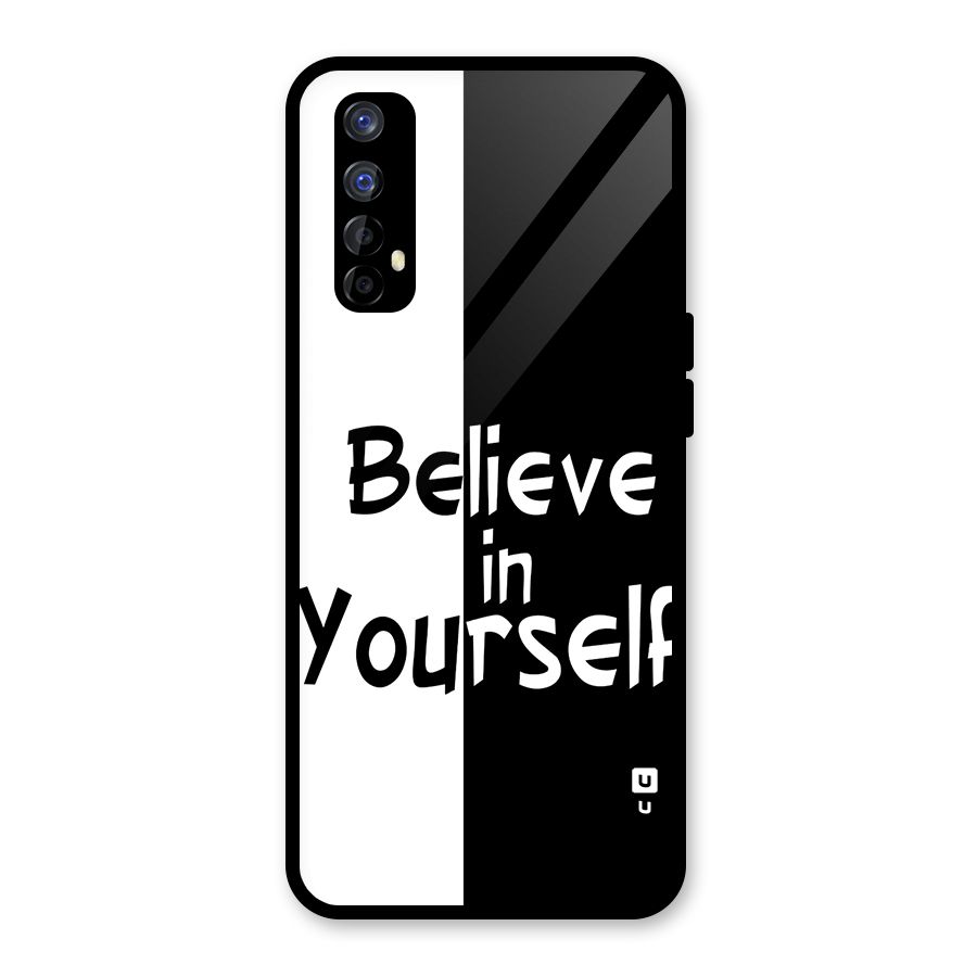 Just Believe Yourself Glass Back Case for Realme Narzo 20 Pro
