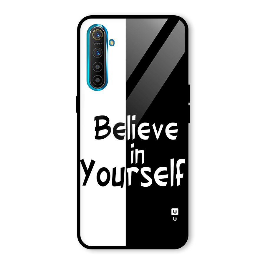 Just Believe Yourself Glass Back Case for Realme X2