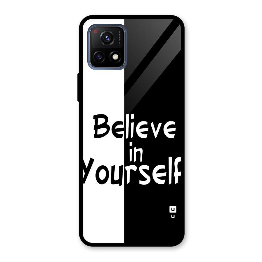 Just Believe Yourself Glass Back Case for Vivo Y72 5G
