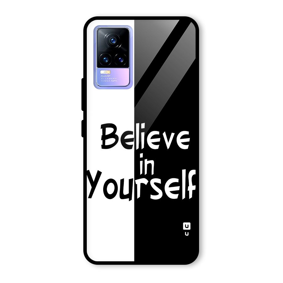 Just Believe Yourself Glass Back Case for Vivo Y73