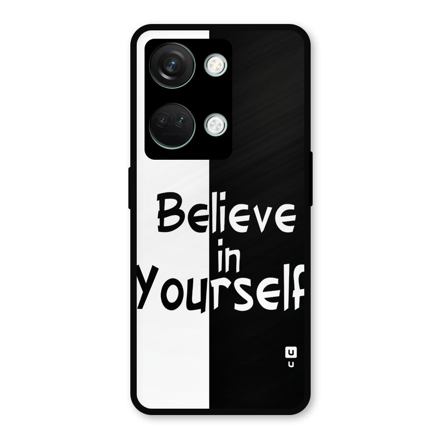 Just Believe Yourself Metal Back Case for OnePlus Nord 3