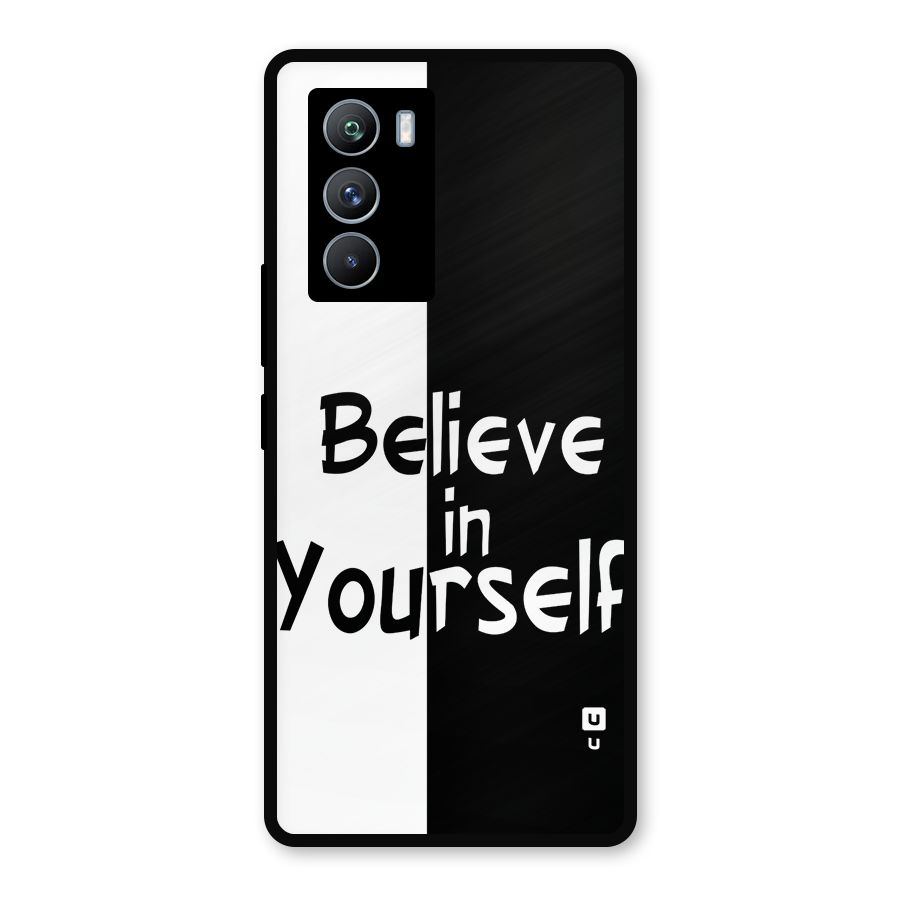 Just Believe Yourself Metal Back Case for iQOO 9 SE