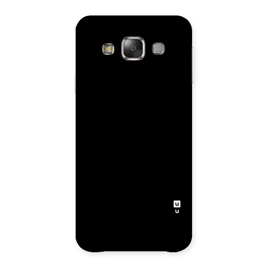 Just Black Back Case for Galaxy E7