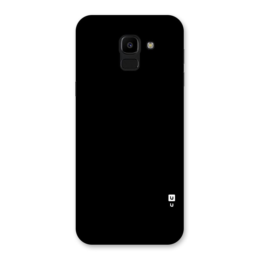 Just Black Back Case for Galaxy J6