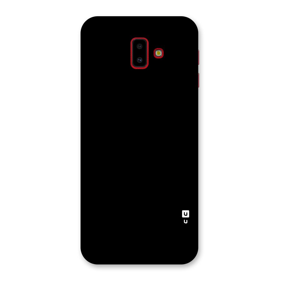 Just Black Back Case for Galaxy J6 Plus
