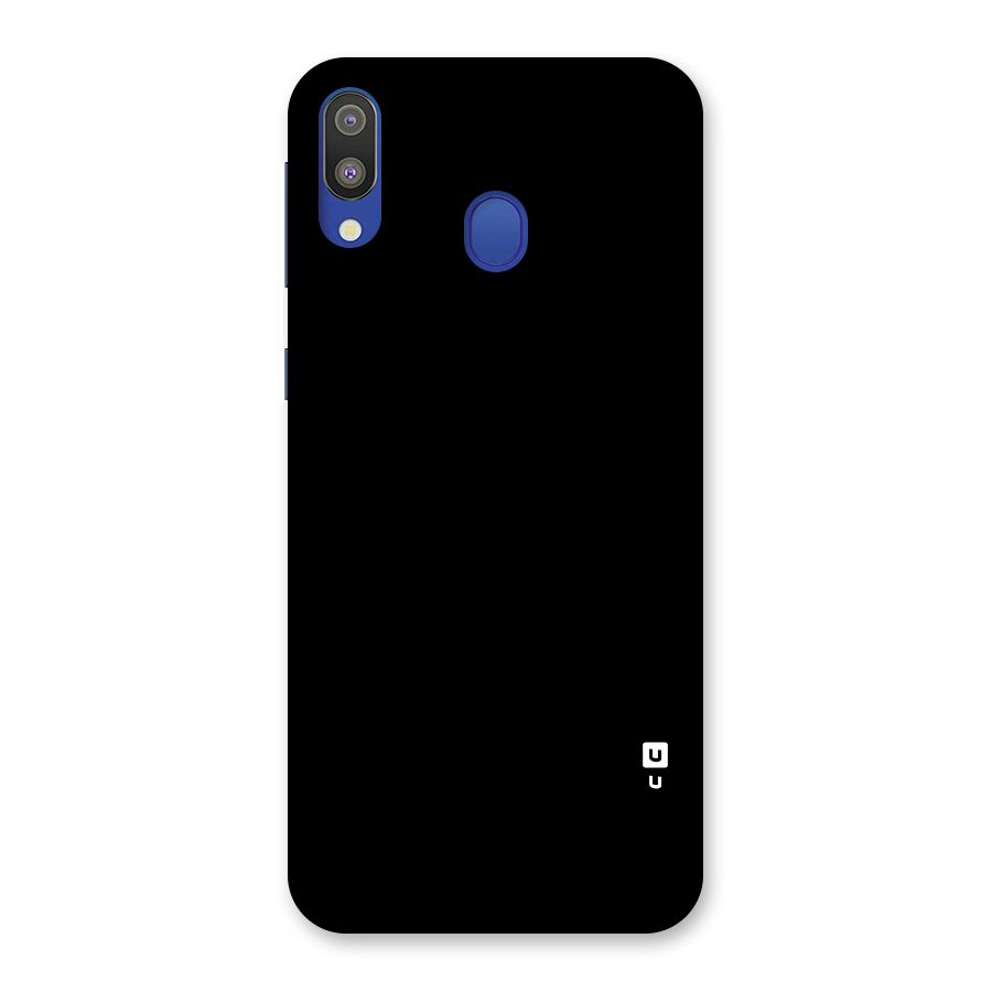 Just Black Back Case for Galaxy M20