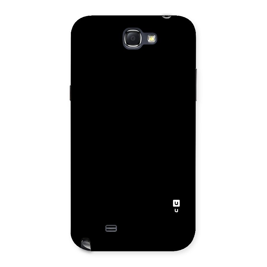 Just Black Back Case for Galaxy Note 2
