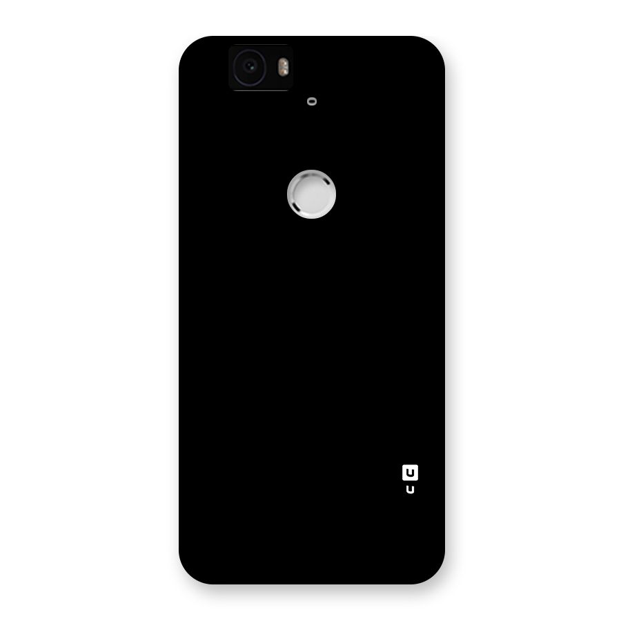 Just Black Back Case for Google Nexus-6P